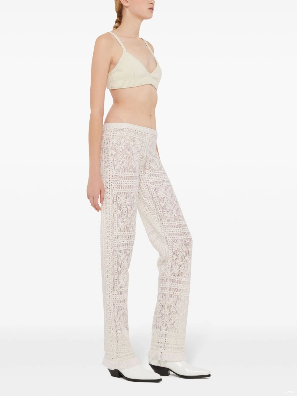 Cheap trousers Book the straight-keg Kiss Alanui Women by 0720